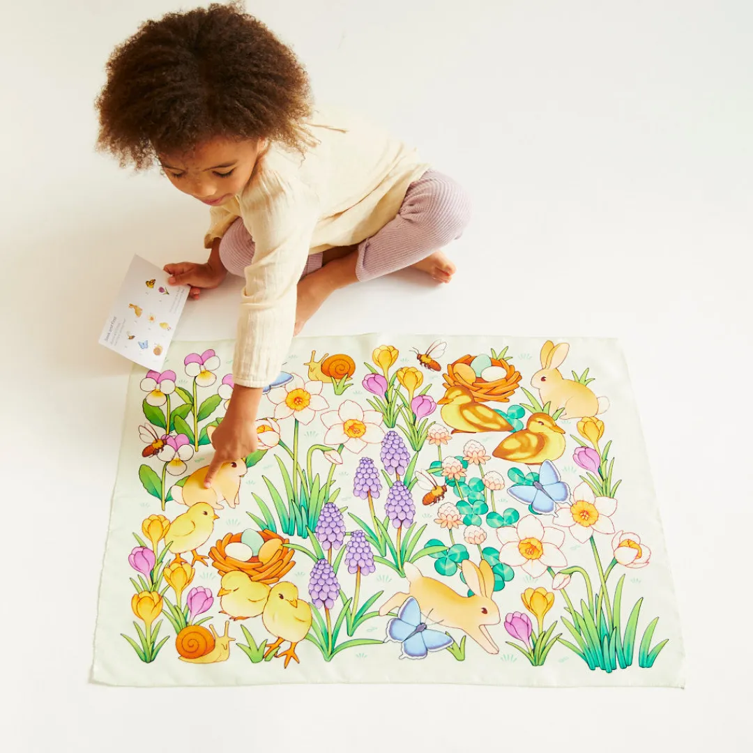Sarah's Silks Bunny & Egg Seek & Find Playsilk Outlet