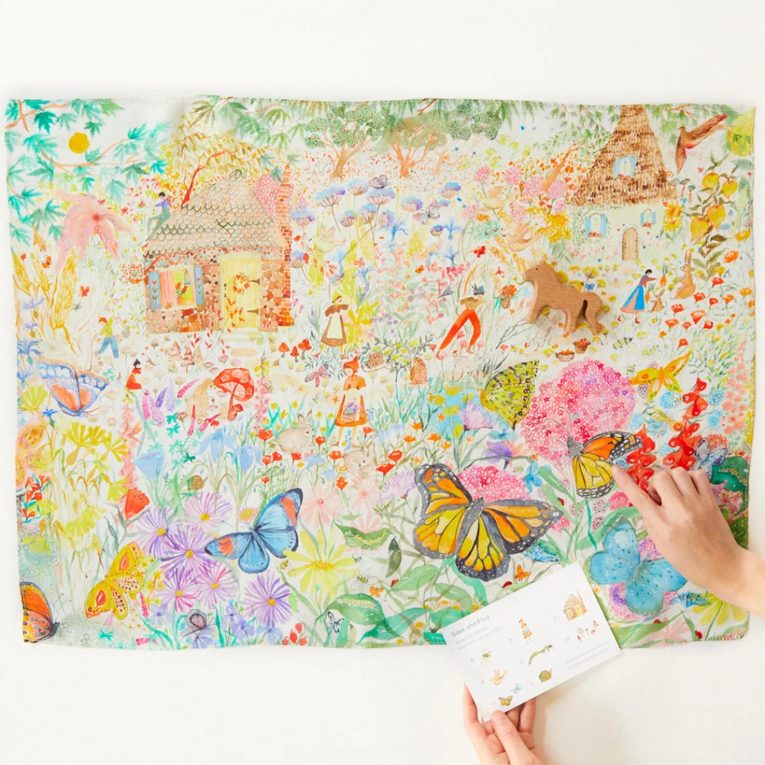Sarah's Silks Butterfly Garden Seek & Find Playsilk Online