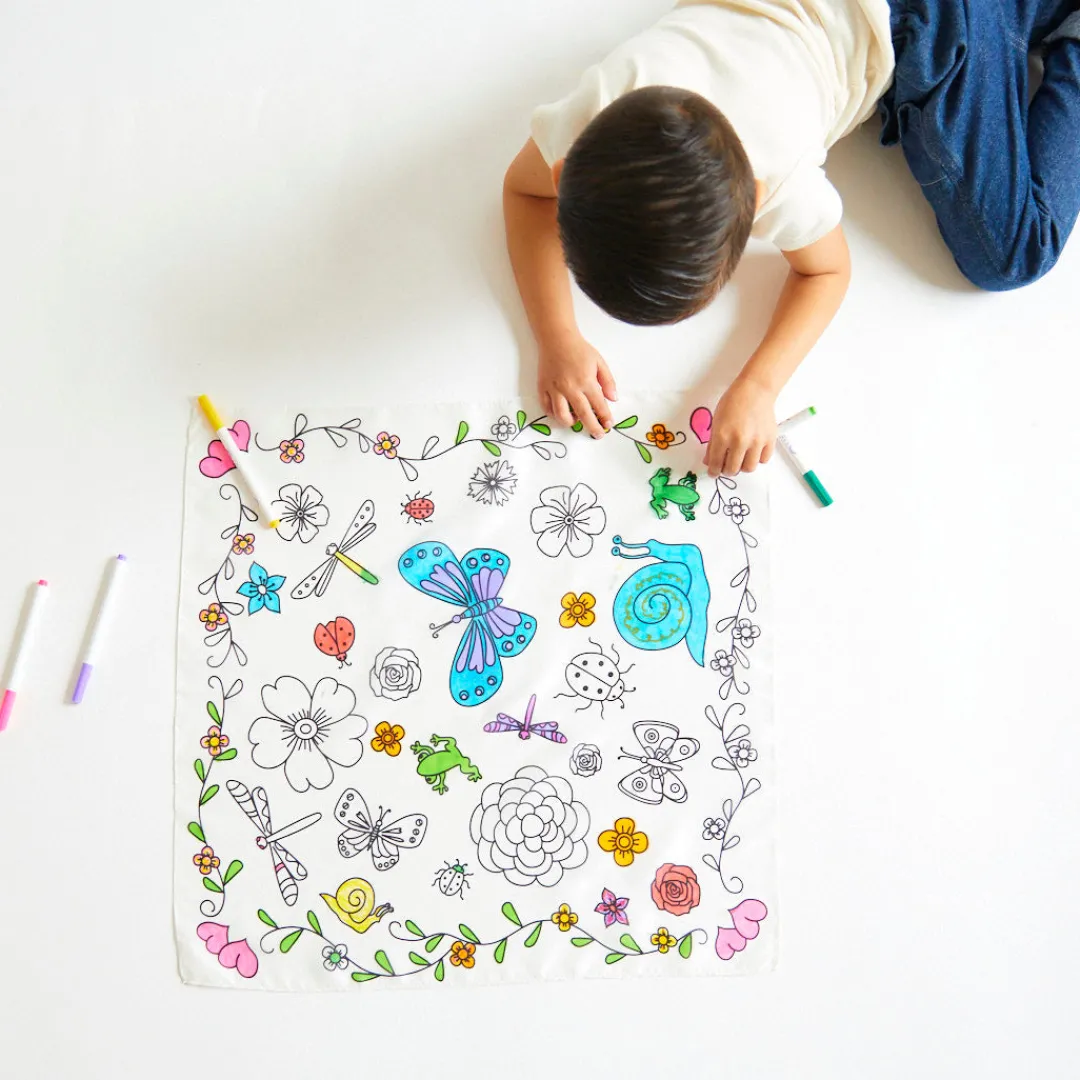 Sarah's Silks Heart Coloring Playsilk Store