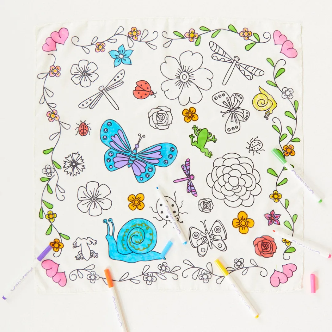 Sarah's Silks Heart Coloring Playsilk Store
