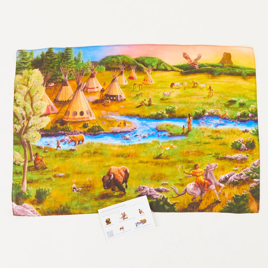 lakota_storytelling_playsilk_8.webp Sarah's Silks Lakota Storytelling Playsilk Clearance
