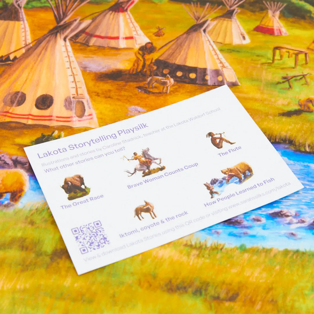lakota_storytelling_playsilk_9.webp Sarah's Silks Lakota Storytelling Playsilk Clearance