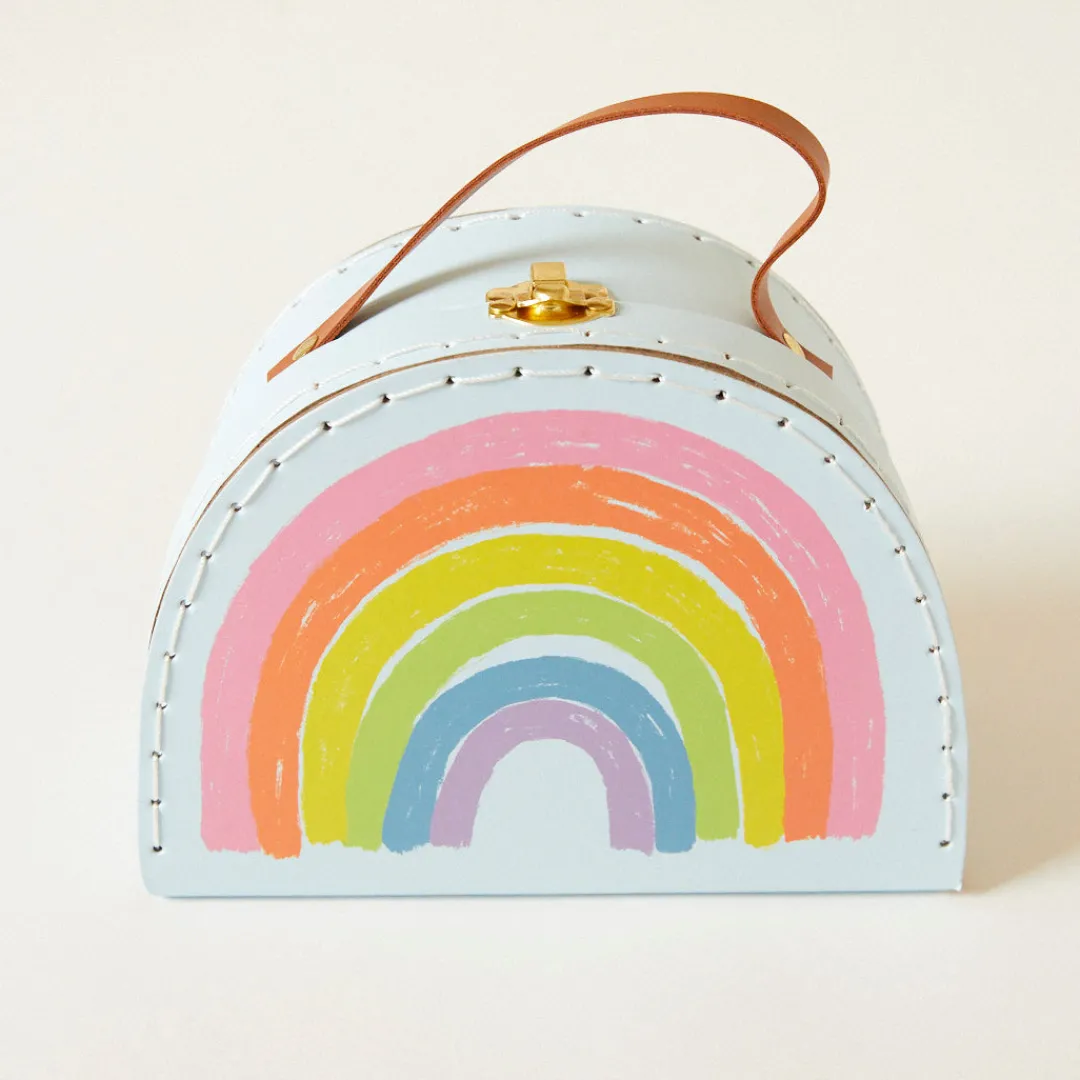 Sarah's Silks Large Rainbow Suitcase Flash Sale