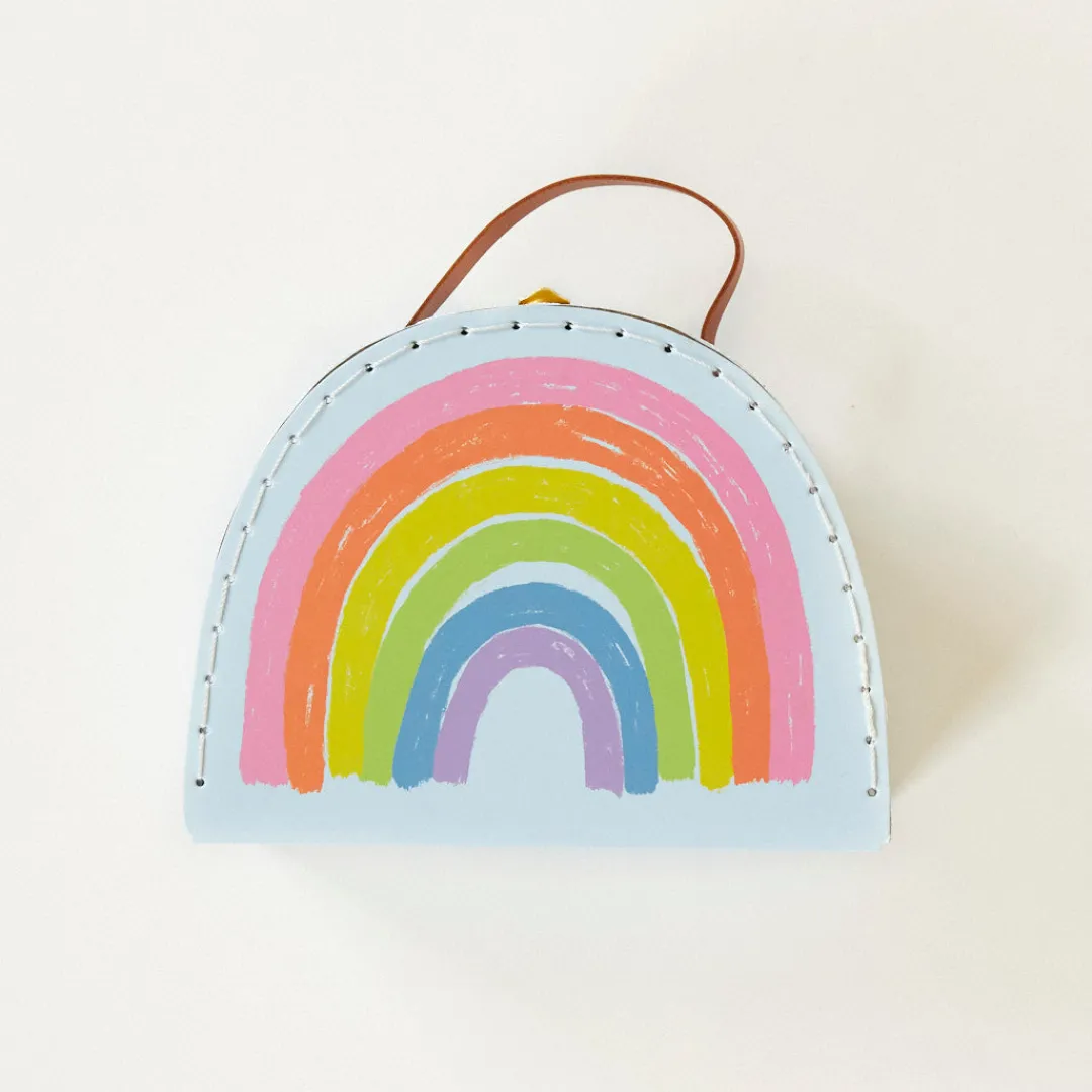 Sarah's Silks Large Rainbow Suitcase Flash Sale