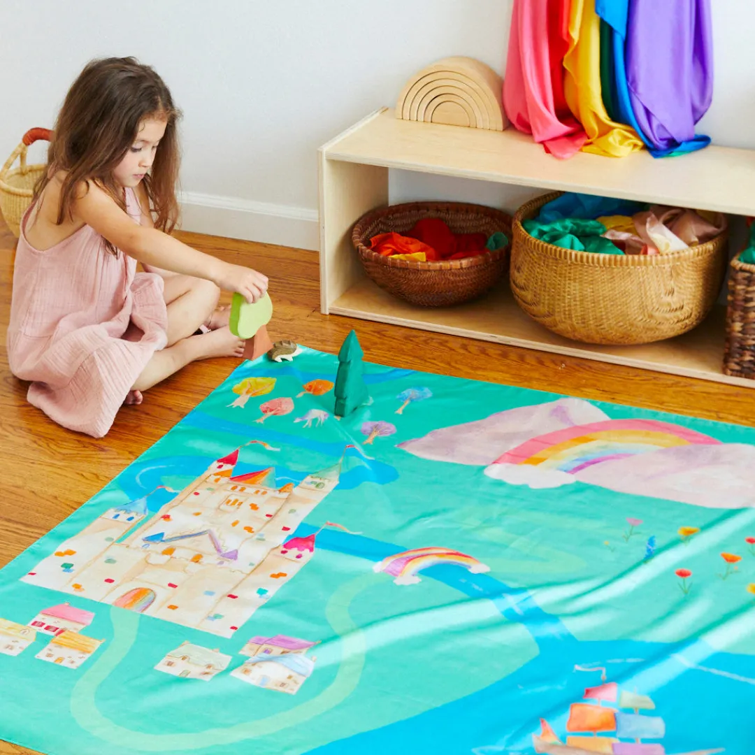 large_rainbowland_playmap_3.webp Sarah's Silks Large Rainbowland Playmap Flash Sale