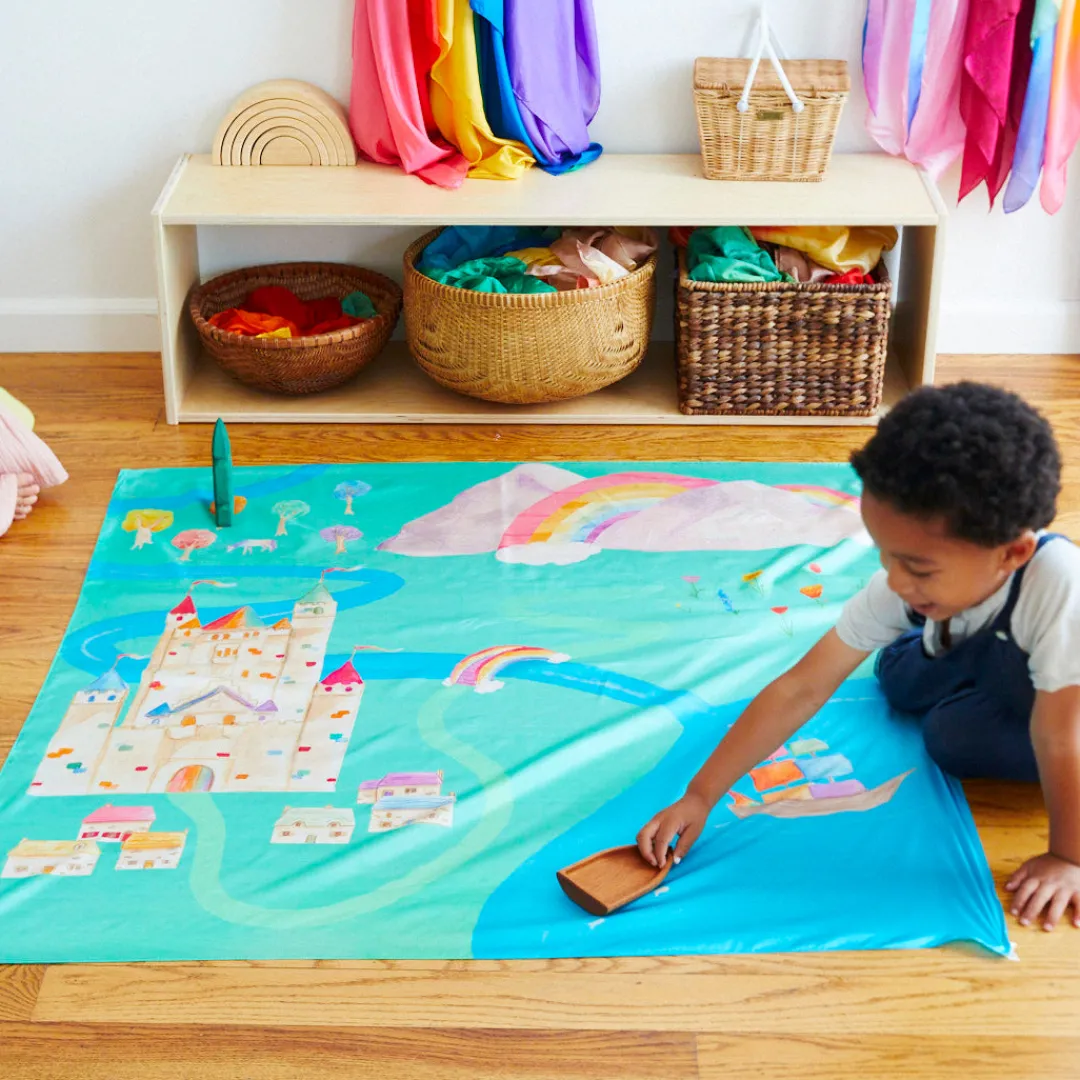 large_rainbowland_playmap_5.webp Sarah's Silks Large Rainbowland Playmap Flash Sale