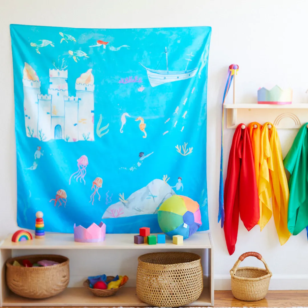 Sarah's Silks Large Under The Sea Playmap Hot