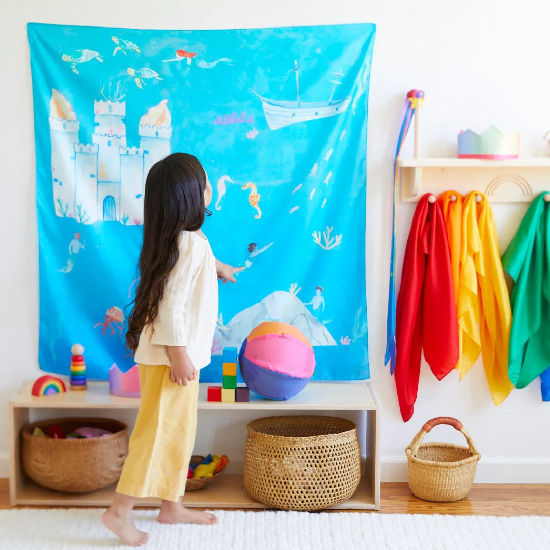 Sarah's Silks Large Under The Sea Playmap Hot