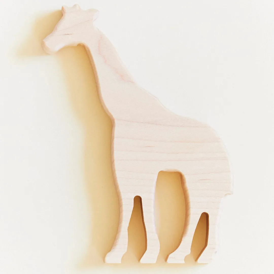Sarah's Silks Large Wooden Giraffe Flash Sale