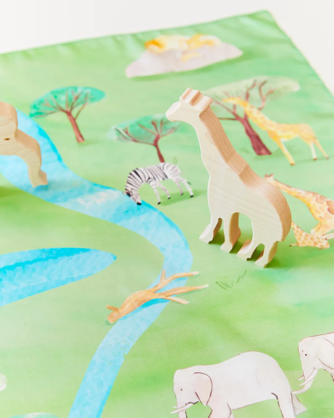 Sarah's Silks Large Wooden Giraffe Flash Sale