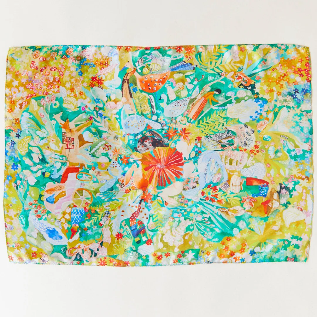 Sarah's Silks Mandala Swells Seek & Find Playsilk Outlet