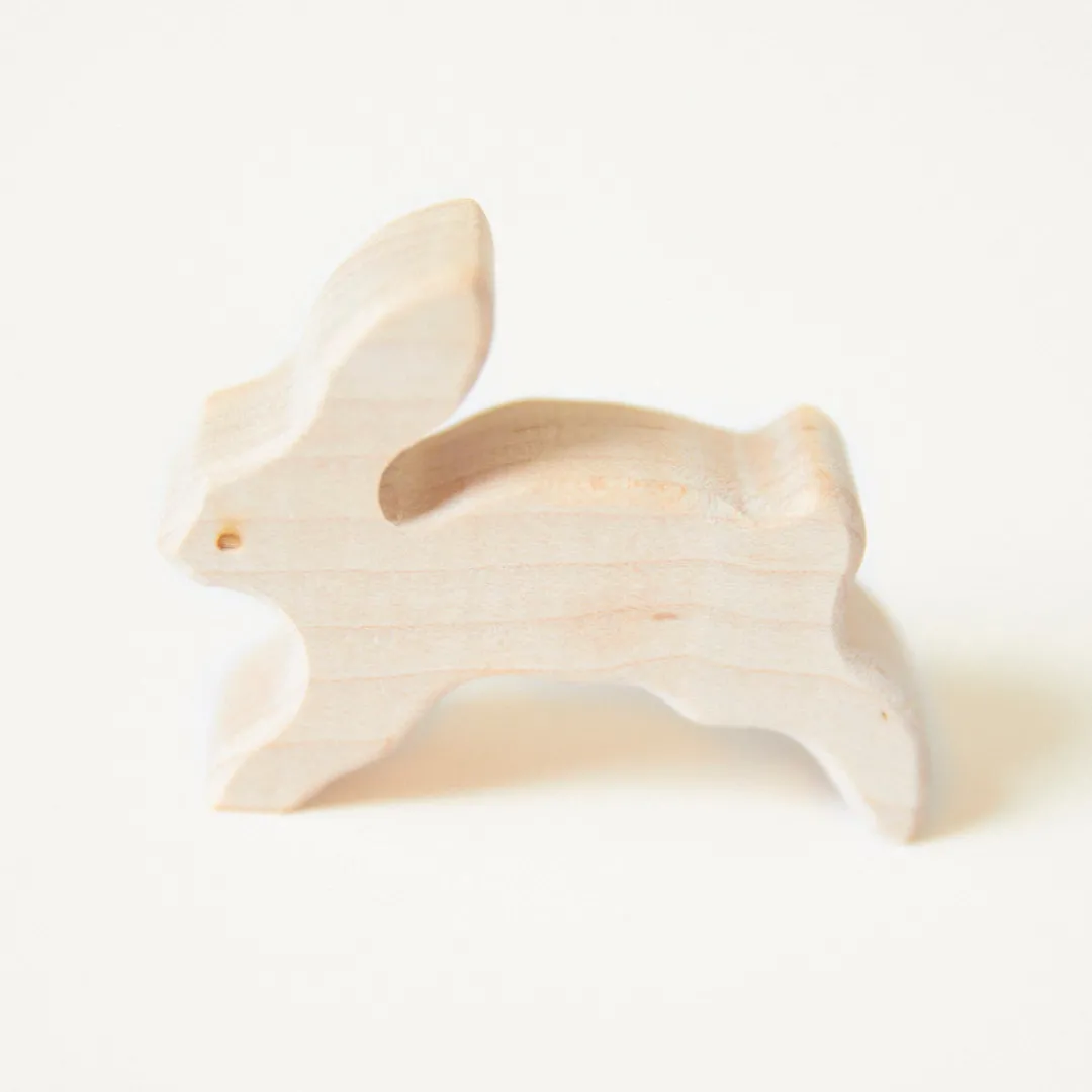 Sarah's Silks Maple Wooden Bunny Cheap