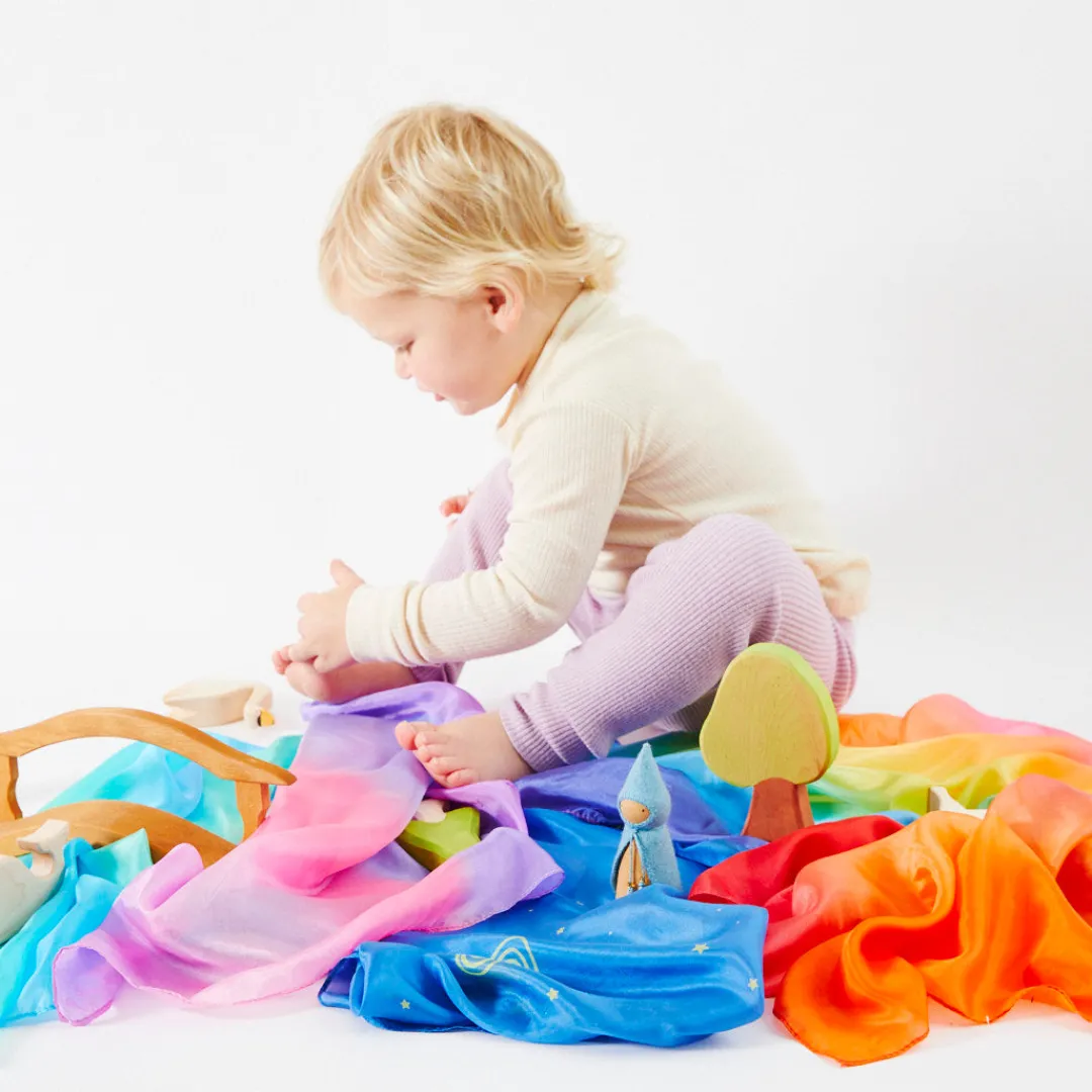 Sarah's Silks Mini Enchanted Playsilk Set Outlet