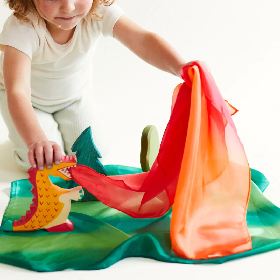 Sarah's Silks Mini Fire Playsilk Clearance