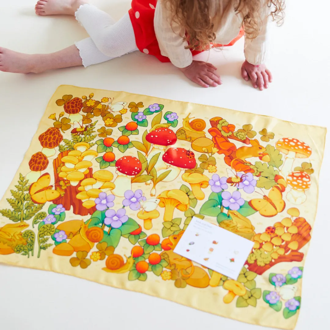 Sarah's Silks Mushroom Seek & Find Playsilk Cheap