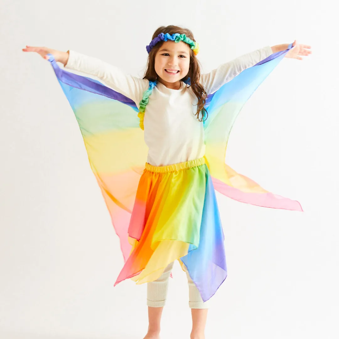 Sarah's Silks Rainbow Fairy Skirt New