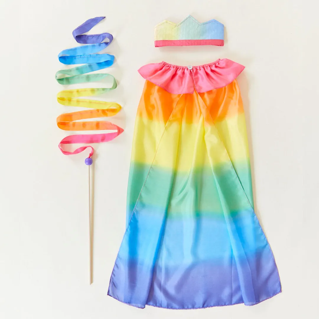 Sarah's Silks Rainbow King/Queen Costume New