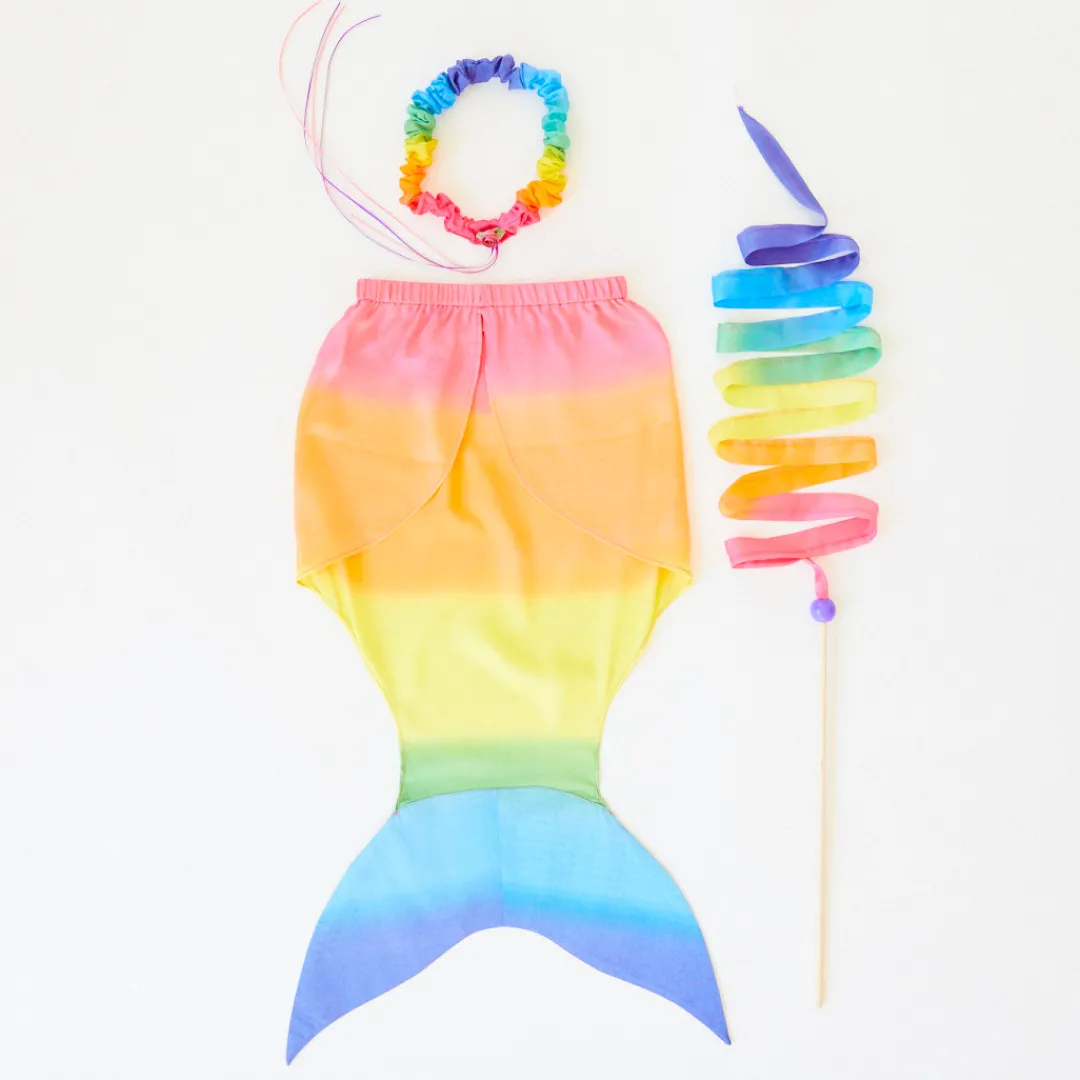 Sarah's Silks Rainbow Mermaid Prince And Princess Costume Store