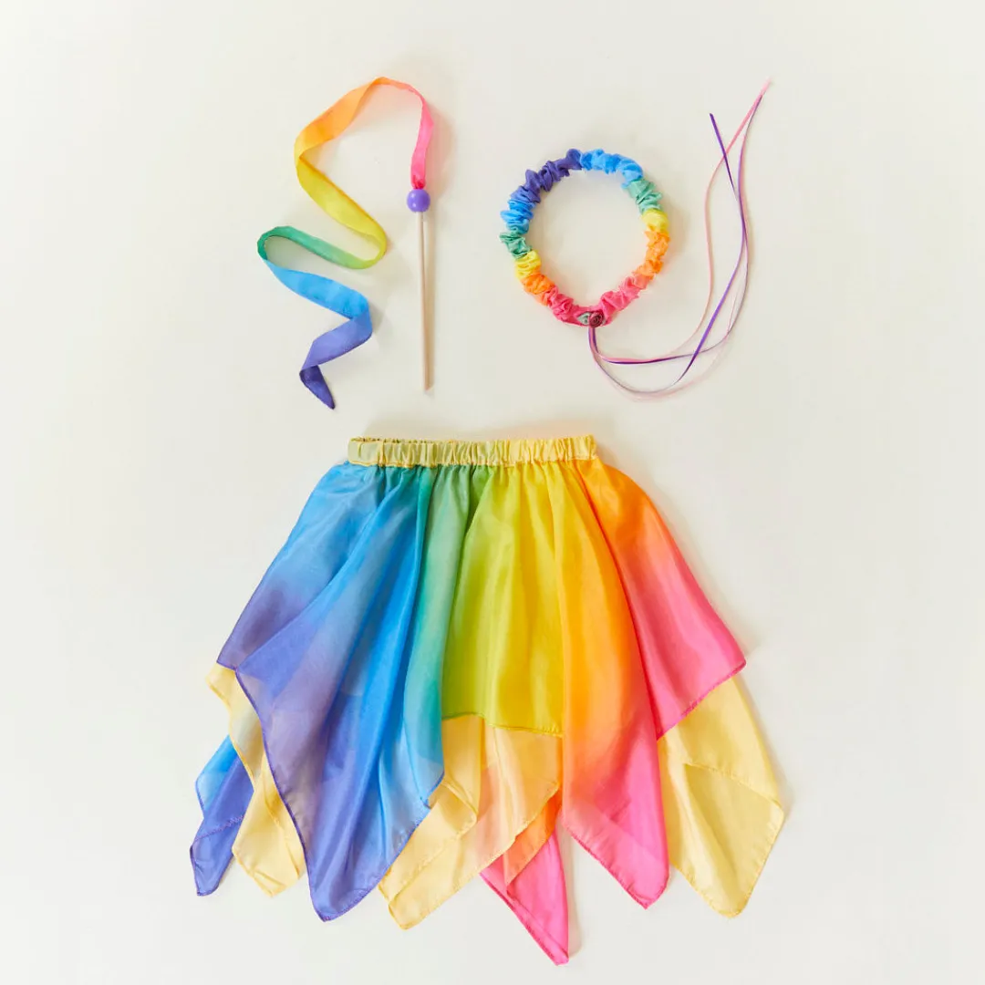 Sarah's Silks Rainbow Prince/Princess Dress-up Set Flash Sale