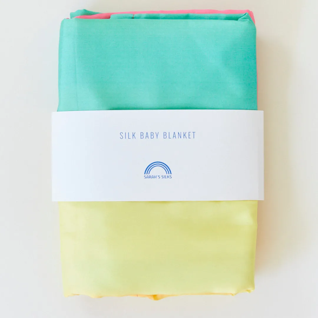 rainbow_silk_baby_blanket_3.webp Sarah's Silks Rainbow Silk Baby Blanket Best