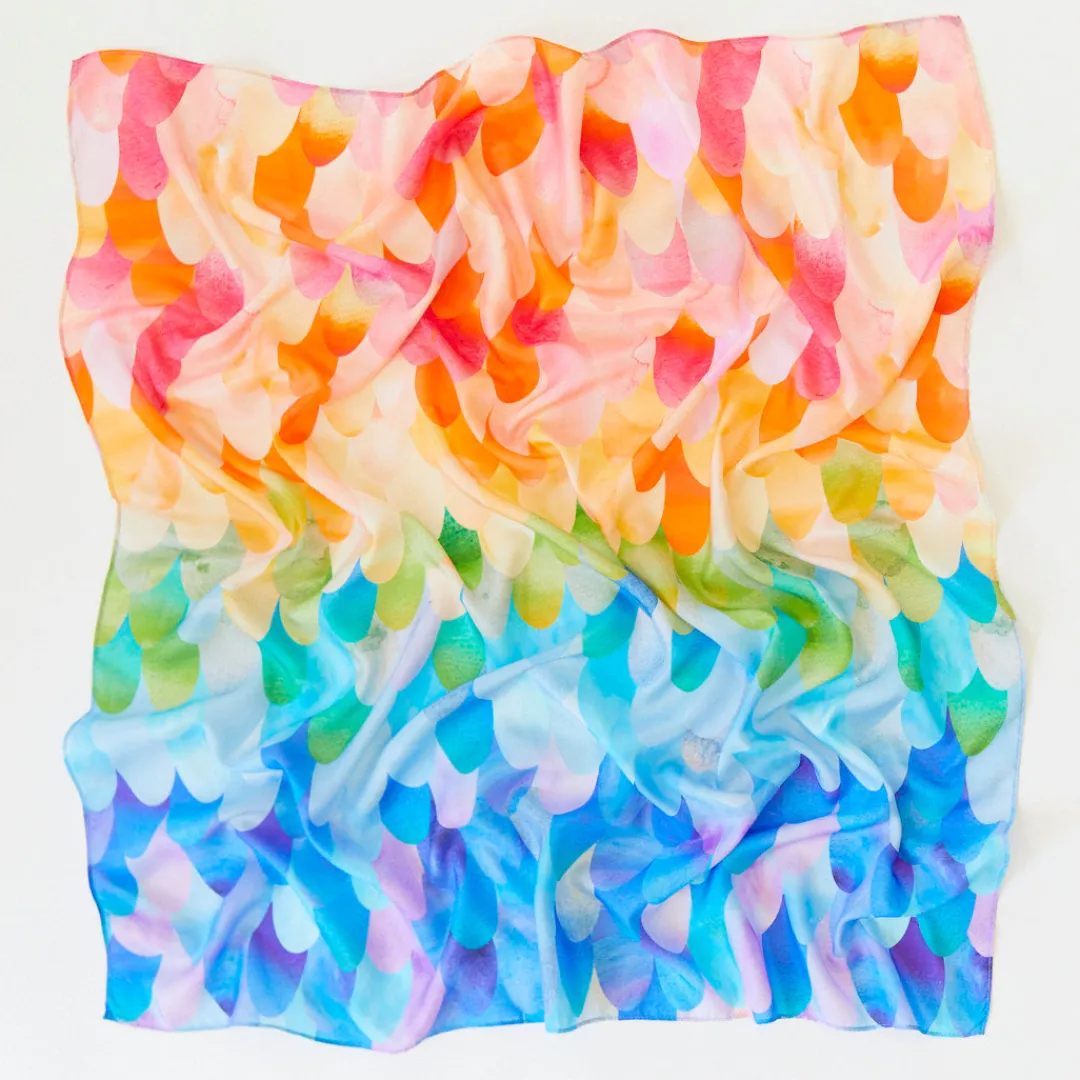 Sarah's Silks Rainbow Unicorn Playsilk Hot