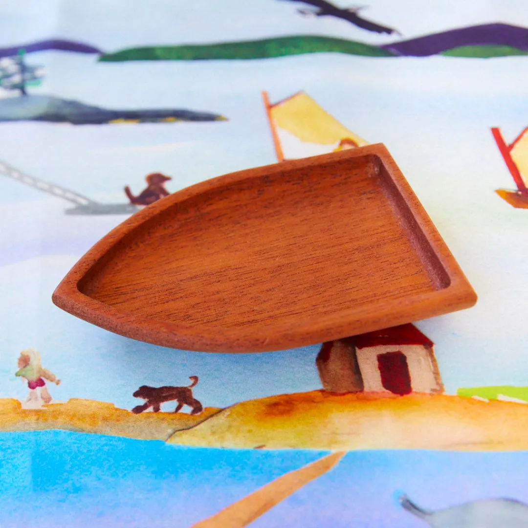 Sarah's Silks Summer In Maine & Mahogany Boat Set Cheap