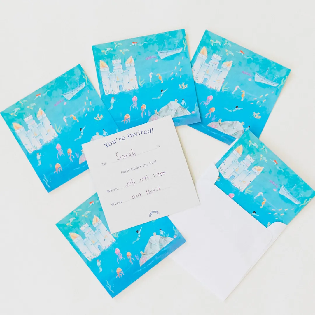 Sarah's Silks Under The Sea Party Invitations Discount