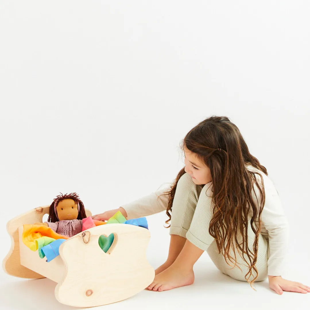 wooden_doll_cradle_3.webp Sarah's Silks Wooden Doll Cradle Store