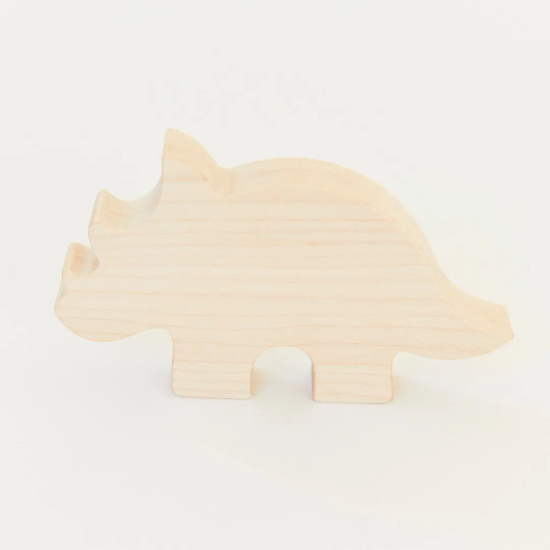 Sarah's Silks Wooden Triceratops Best Sale