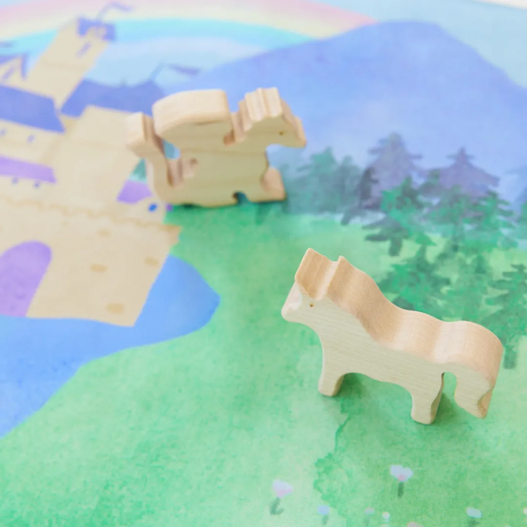 Sarah's Silks Wooden Unicorn Discount